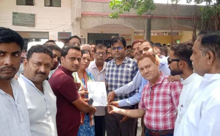 कांग्रेस पार्टी ने किसानों की समस्याओं को लेकर महामहिम राज्यपाल को सौंपा ज्ञापन