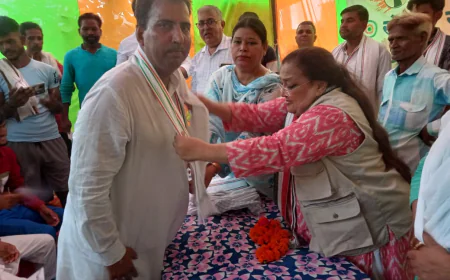 लुईस खुर्शीद पूर्व विधायक कायमगंज ने संगठन सृजन अभियान के तहत दिलाई शपथ