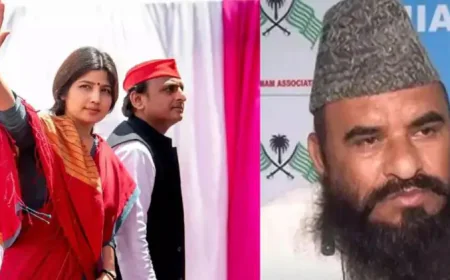 डिम्पल यादव पर मौलाना की टिप्पणी, चारो तरफ बवाल