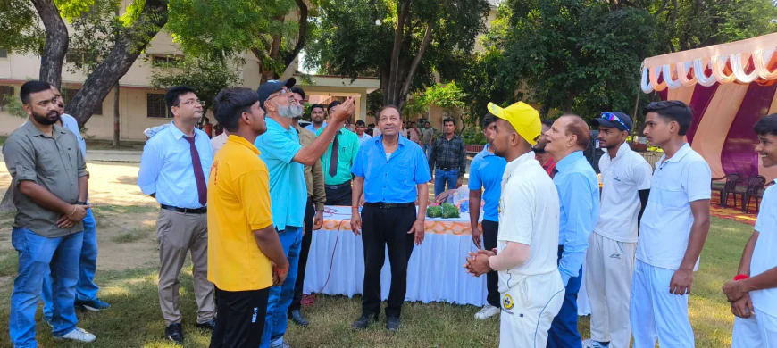 सीपी विद्या निकेतन में जोनल क्रिकेट टूर्नामेंट का हुआ आगाज़