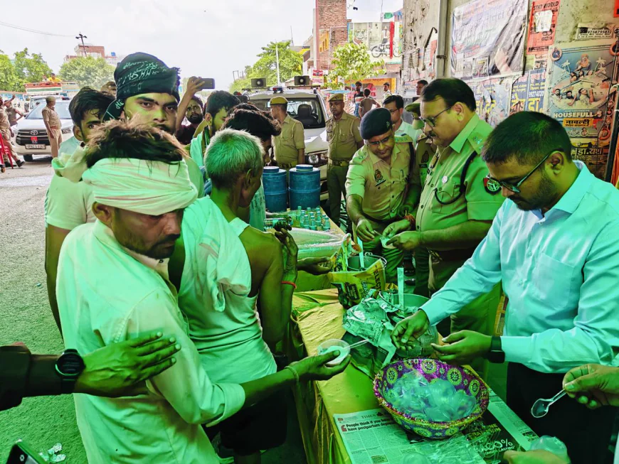कांवड़ यात्रा को लेकर प्रशासन मुस्तैद, डीएम-एसएसपी ने शिविर का किया निरीक्षण