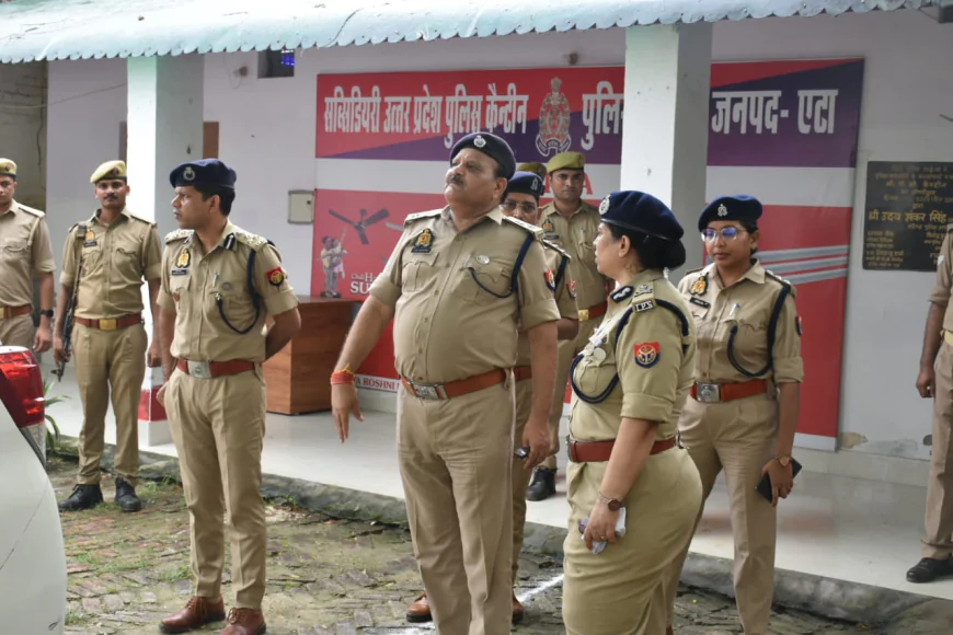 ADG आगरा जोन व डीआईजी ने रिक्रूट ट्रेनिंग सेंटर (आरटीसी) का गहन निरीक्षण किया