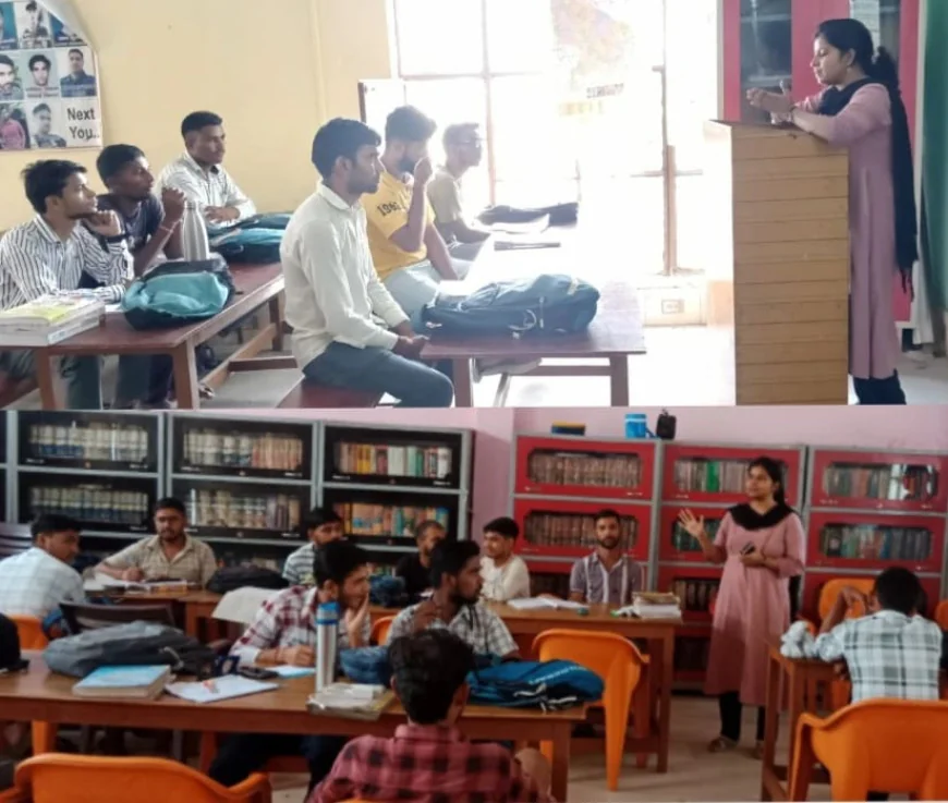मुख्य विकास अधिकारी ने किया जिला पुस्तकालय का निरीक्षण