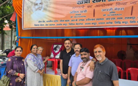 आज खत्री समाज की शान व मार्गदर्शक *भारतरत्न राजश्री पुरुषोत्तम दास टंडन जी की 143 वीं जयंती मनाई