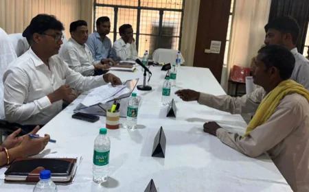 सार्वजनिक भूमि पर कब्जा करने वालों के विरूद्ध भू-माफिया की सुसंगत धाराओं में की जाये कार्यवाही- जिलाधिकारी