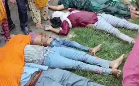 गोंडा में बड़ा हादसा: सरयू नहर में गिरी बोलेरो, 11 की दर्दनाक मौत, 4 लोगों को बचाया गया