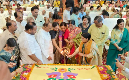 सीपी गेस्ट हाउस में आयोजित सावन झूला एवं नृत्य कार्यक्रम का आयोजन किया गया