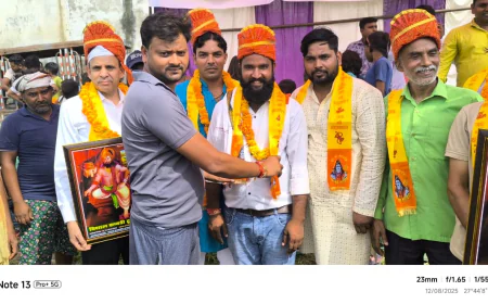 धरपसी में दो दिवसीय  विशाल कबड्डी टूर्नामेंट का ब्लाक प्रमुख ने किया उद्घाटन