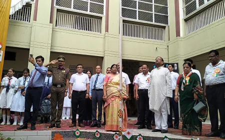 सीपी विद्या निकेतन इण्टर कॉलेज में 79वाँ स्वतंत्रता दिवस बडे ही हर्षोउल्लास के साथ मनाया