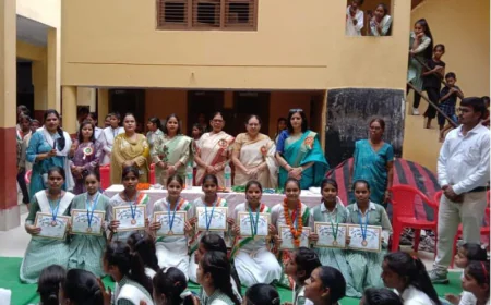 कायमगंज नगर के कन्या विद्यापीठ इंटर कॉलेज में देशभक्ति का एक भव्य और प्रेरणादायक उत्सव मनाया गया।