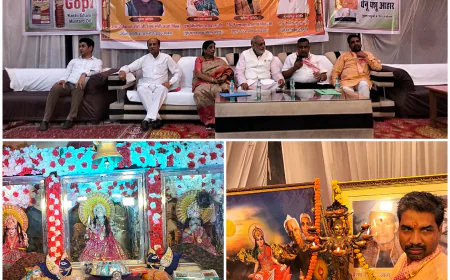 भगवान कृष्ण की छठी पर निकली भव्य शोभायात्रा, लगाया 56 भोग हुआ भंडार