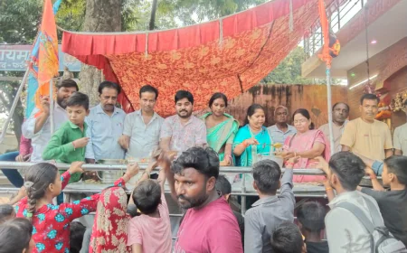 श्री कोतवालेश्वर हनुमान जी मंदिर सेवा ट्रस्ट द्वारा श्रीकृष्ण छठी महोत्सव धूमधाम से मनाया गया