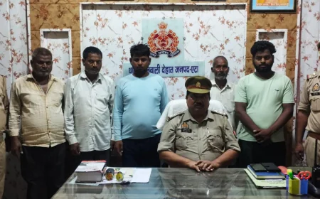 एटा पुलिस का अभियान सफल: 07 एनबीडब्ल्यू वारंटी अभियुक्त गिरफ्तार