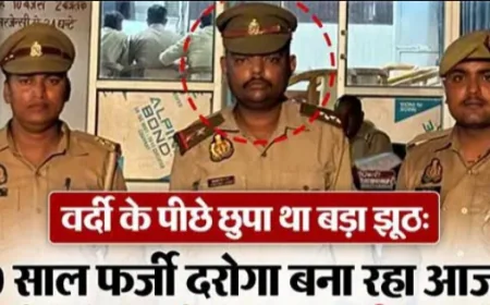 कानपुर में बड़ा फर्जीवाड़ा: 10 साल तक फर्जी दरोगा बनकर करता रहा ठगी, शादी भी रचाई