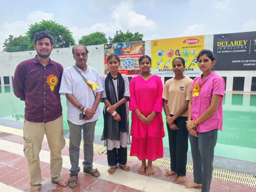 तैराकी प्रतियोगिता मे शकुन्तला देवी बालिका इण्टर कालेज की दो छात्राओं ने राज्य स्तरीय स्तर पर अपना स्थान बनाया