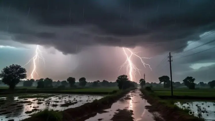 UP Weather : यूपी के इन इलाकों में भारी बारिश की चेतावनी