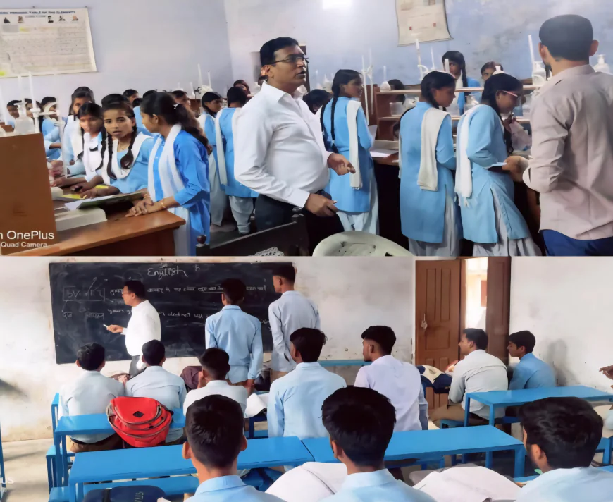 जिलाधिकारी ने शिक्षा की गुणवत्ता परखी, लापरवाही पर सख्त कार्रवाई के दिए निर्देश