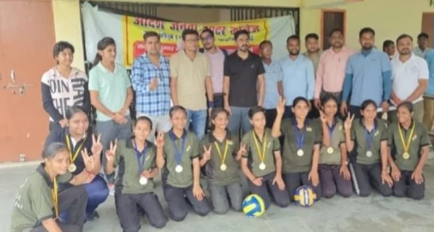 शकुन्तला देवी बालिका इण्टर कॉलेज की वॉलीबॉल टीम रही विजयी