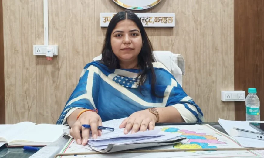 करहल की नई एसडीएम सुनिष्ठा सिंह ने संभाला कार्यभार, जनता की समस्याओं को बताया प्राथमिकता