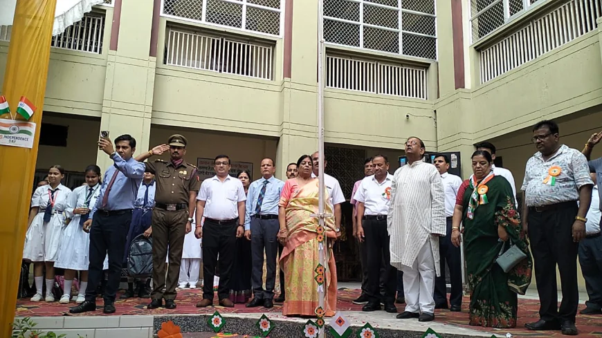 सीपी विद्या निकेतन इण्टर कॉलेज में 79वाँ स्वतंत्रता दिवस बडे ही हर्षोउल्लास के साथ मनाया