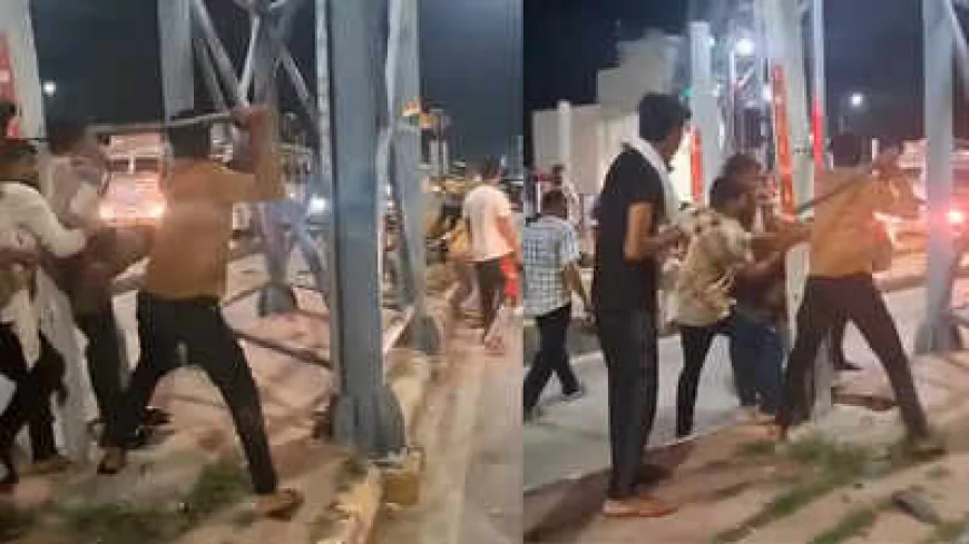 टोल प्लाजा पर सैनिक के साथ बर्बरता: मेरठ के भूनी टोल पर खंभे से बांधकर पीटा, चार कर्मचारी गिरफ्तार"