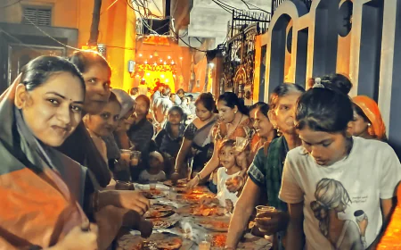 कायमगंज में बढ़े ही धूमधाम से  भंडारे का हुआ भव्य आयोजन