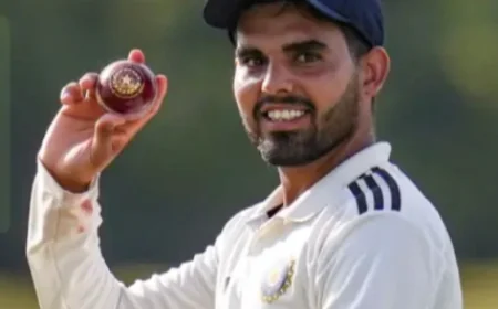 छोटे जडेजा’ की बड़ी बाज़ी: निशांत सिंधु ने दलीप ट्रॉफी सेमीफाइनल में जगदीशन को 197 पर रोका, 5 विकेट झटके"