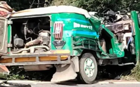 करहल-सैफई मार्ग पर सड़क हादसे में टेंपो चालक की मौत