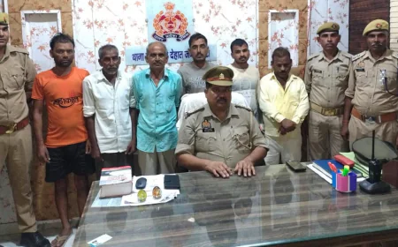 एटा पुलिस ने 11 वारन्टी किए गिरफ्तार