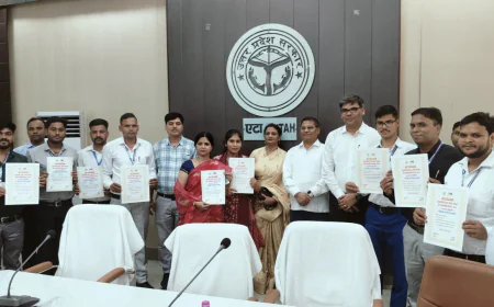 Etah नवनियुक्त अनुदेशकों को नियुक्ति पत्र वितरण कार्यक्रम सम्पन्न