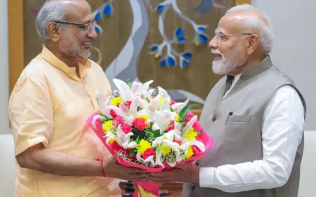 सीपी राधाकृष्णन बने भारत के 17वें उपराष्ट्रपति, विपक्ष के 15 वोट अमान्य