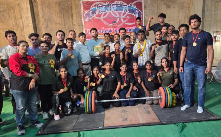 शकुन्तला देवी बालिका इण्टर कॉलेज की छात्राओं ने राज्य स्तरीय भारोत्तोलन प्रतियोगिता में बनाया स्थान