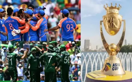 एशिया कप में कैसा रहा भारत-पाकिस्तान का सफर.रिकॉर्ड्स में जानें किसका पलड़ा भारी
