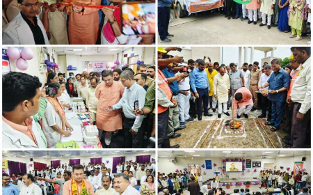 Etah News : स्वस्थ नारी- सशक्त परिवार   प्रधानमंत्री के जन्मदिवस पर मेडिकल कॉलेज में स्वास्थ्य और रक्तदान शिविर आयोजित