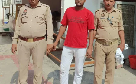 Kasganj news थाना सहावर पुलिस द्वारा जानलेवा हमले के अभियोग में वांछित 01 अभियुक्त को किया गिरफ्तार,