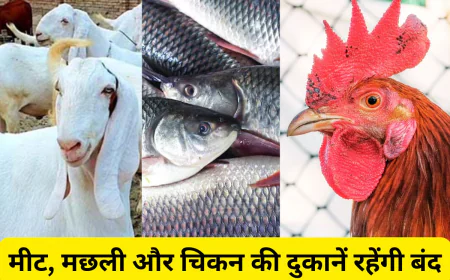 त्यौहारों पर 16 दिन तक बंद रहेंगी मांस-मछली की दुकानें