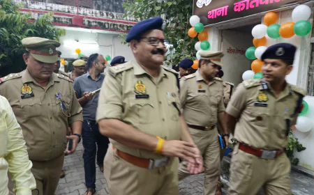 मिशन शक्ति 5.0: डीआईजी अलीगढ़ ने किया मिशन शक्ति केंद्र का निरीक्षण, सुरक्षा को  दिया कड़ा संदेश