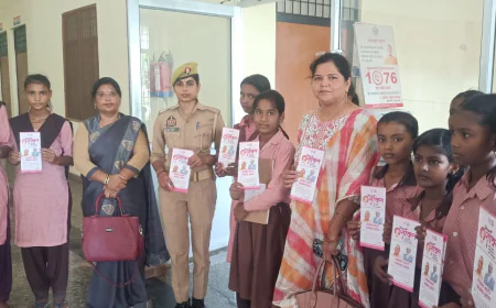 मिशन शक्ति के तहत छात्राओं ने सीखा आत्मविश्वास और सुरक्षा का पाठ