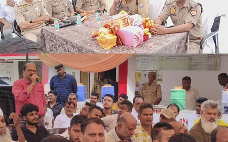 शिकोहाबाद/नवरात्रों और आगामी त्योहारों के दौरान शांति और कानून व्यवस्था बनाए रखने के लिए पीस कमेटी मीटिंग हुई।