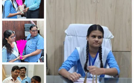 Etah News : एक दिन की अधिकारी बनी बेटियां