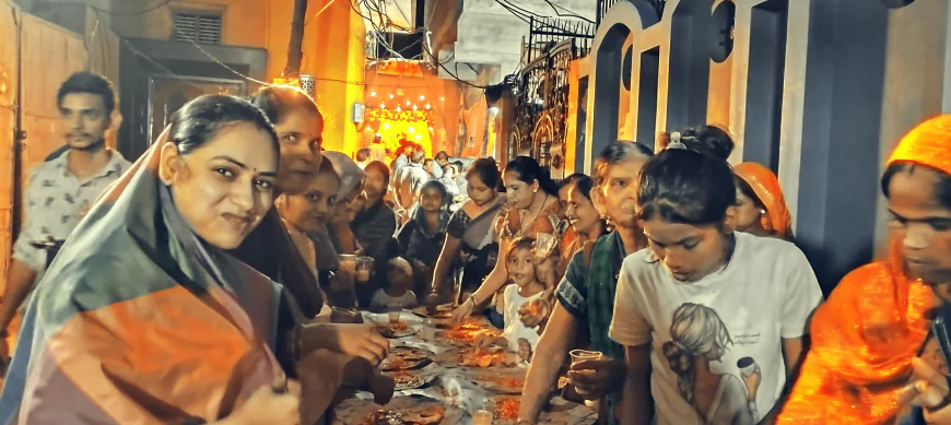 कायमगंज में बढ़े ही धूमधाम से  भंडारे का हुआ भव्य आयोजन
