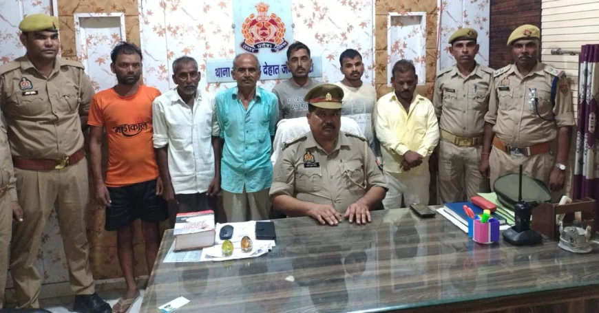 एटा पुलिस ने 11 वारन्टी किए गिरफ्तार