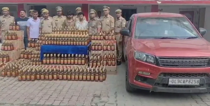 थाना शिकोहाबाद पुलिस टीम द्वारा अन्तर्राज्यीय शराब तस्कर गिरोह के 02 अभियुक्तों को किया गया गिरफ्तार ।