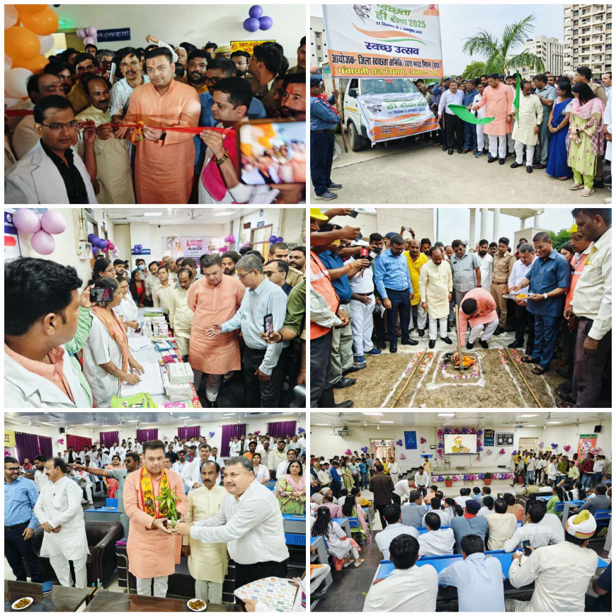 Etah News : स्वस्थ नारी- सशक्त परिवार   प्रधानमंत्री के जन्मदिवस पर मेडिकल कॉलेज में स्वास्थ्य और रक्तदान शिविर आयोजित