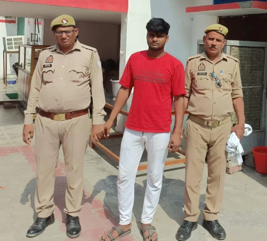 Kasganj news थाना सहावर पुलिस द्वारा जानलेवा हमले के अभियोग में वांछित 01 अभियुक्त को किया गिरफ्तार,
