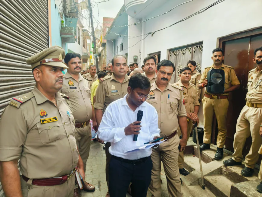 सट्टा माफिया के पुत्र-पुत्रबधू के नाम दर्ज सम्पति कुर्क