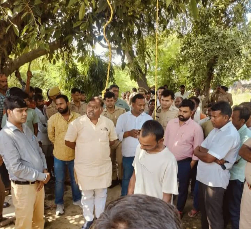 सकतपुर में पेड़ से लटका मिला युवक का शव, इलाके में फैली सनसनी