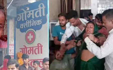 मैनपुरी में 'गलत वैक्सीन' से मासूम की मौत, क्लिनिक पर हंगामा; डॉक्टर पर लापरवाही का आरोप