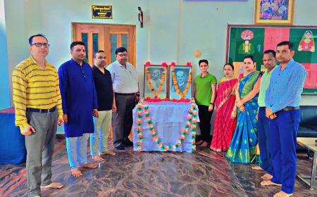 शकुन्तला देवी शिक्षण संस्थान में गाँधी जयन्ती एवं लाल बहादुर शास्त्री जयन्ती का आयोजन किया गया