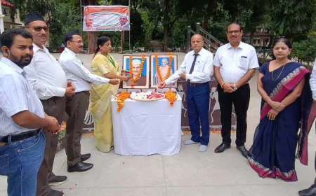 सी.पी. विद्या निकेतन में मनाई गई गाँधी एवं शास्त्री की जयंती